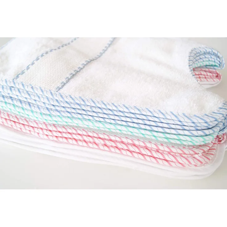 Interbaby lätzchen junior 20 x 25 cm Baumwolle weiß