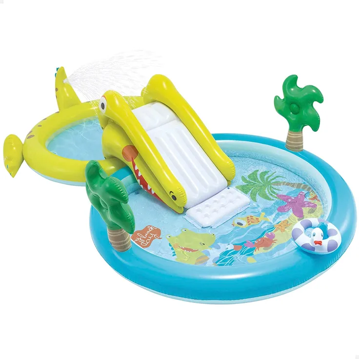 Intex – Zentrum von Spiele Wasserpark mit Rutsche – 180 Pool und 132 Liter (57164)