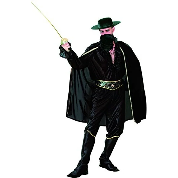 Ciao 16477 Banditenkostüm, schwarz L Schwarz
