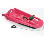 KHW 'Snow Flyer' Schlitten, pink, 100 x 16 x 52 cm, mit Metallbremshebel - Preisvergleich