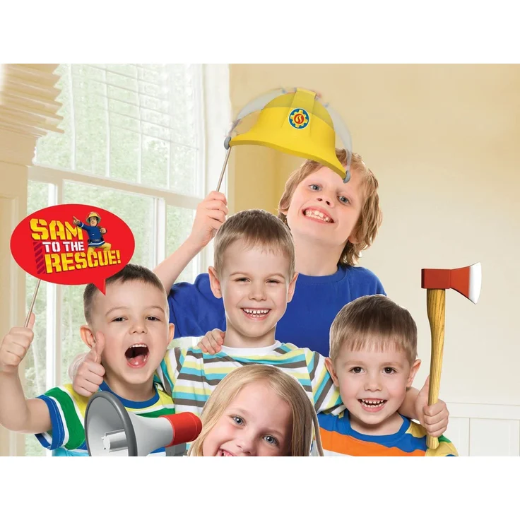 Fotorequisiten-Set Feuerwehrmann Sam 2017, 9-teilig – Bild 3