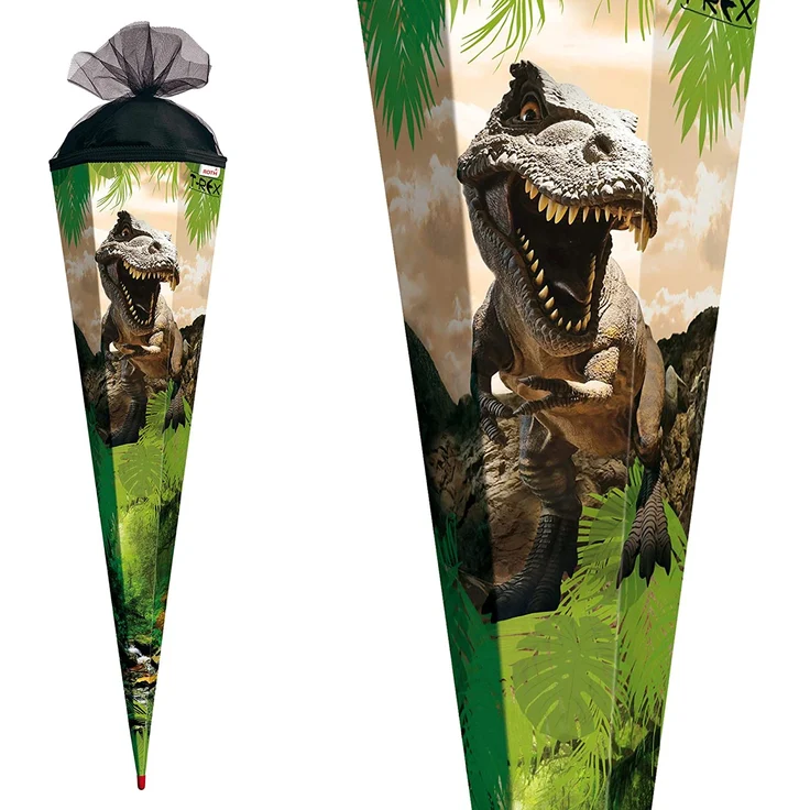 Roth Maxi Schultüte - 100cm Eckig Tyrannosaurus - Preisvergleich – Bild 4