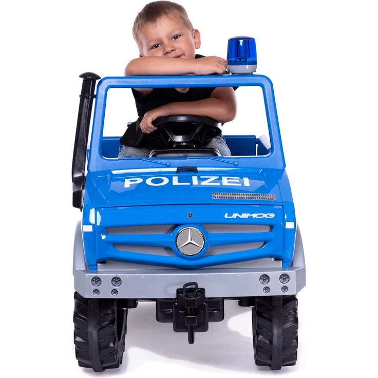 Rolly Toys 038251 rollyUnimog Polizei Edition 2020 (Kinderunimog, Tretfahrzeug) - inkl. RollyFlashlight, Sitz verstellbar, Flüsterlaufreifen – Bild 8