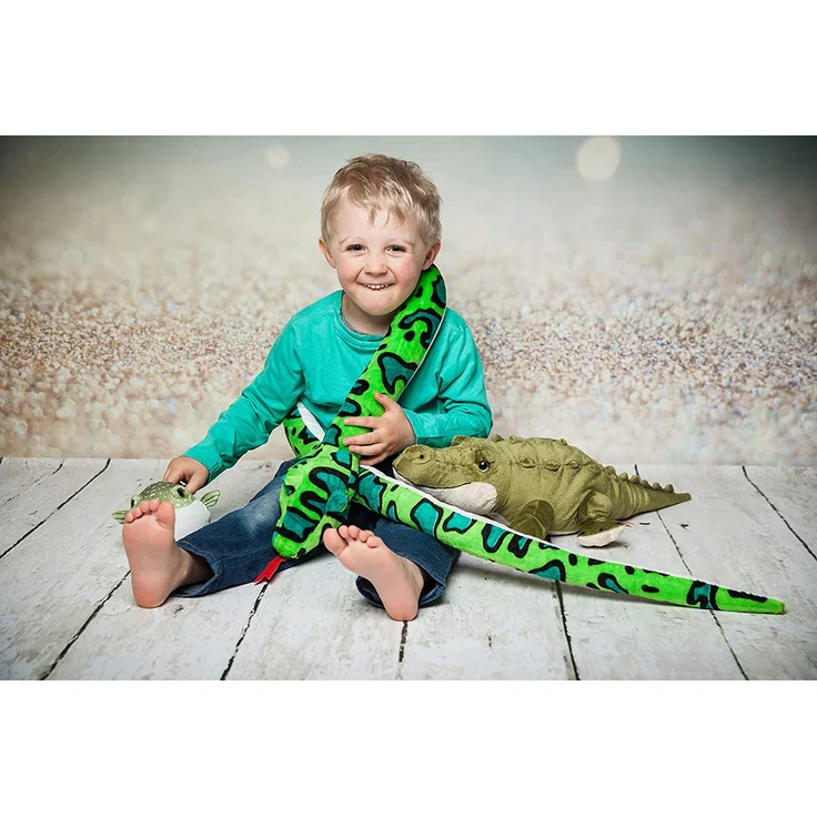 Hermann Teddy Collection Krokodil, ca. 60cm, bunt – Bild 6