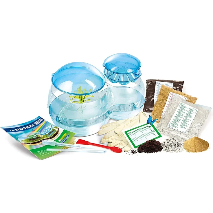 Clementoni 59119 Galileo Science – Die Biosphäre, Experimentierkasten für kleine Hobby-Gärtner, Botanik und Biologie für Kinder ab 8 Jahren, spannendes Modell für Zuhause – Bild 4