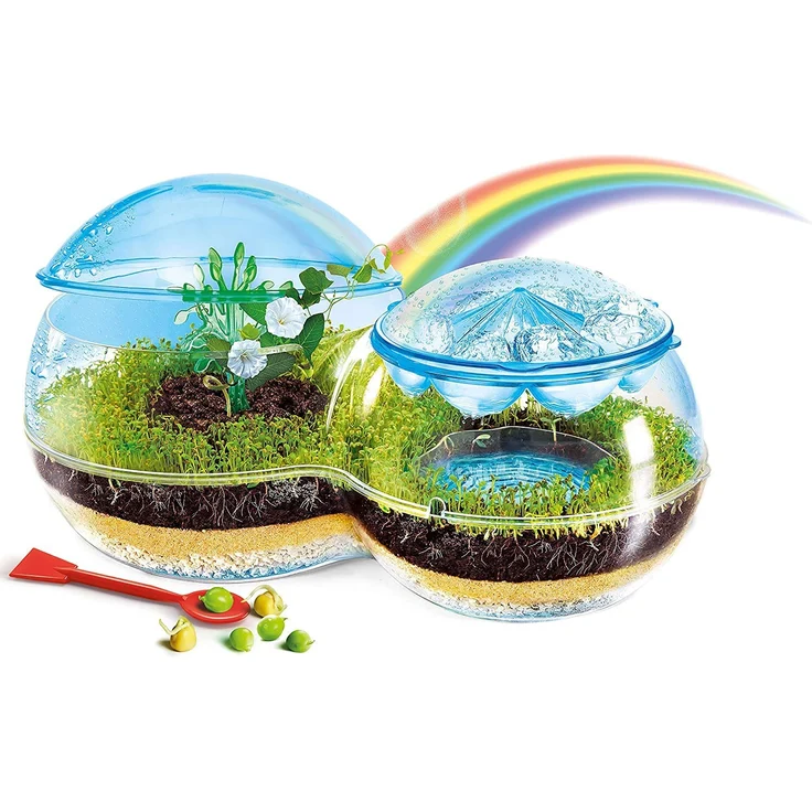 Clementoni 59119 Galileo Science – Die Biosphäre, Experimentierkasten für kleine Hobby-Gärtner, Botanik und Biologie für Kinder ab 8 Jahren, spannendes Modell für Zuhause – Bild 3