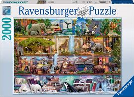 Ravensburger 2000 Teile Puzzle Aimee Stewart: Großartige Tierwelt