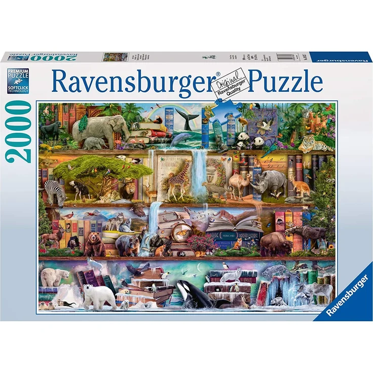 Ravensburger 2000 Teile Puzzle Aimee Stewart: Großartige Tierwelt - Preisvergleich – Bild 1