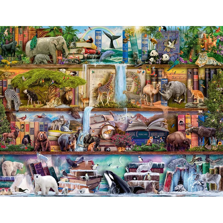 Ravensburger 2000 Teile Puzzle Aimee Stewart: Großartige Tierwelt - Preisvergleich – Bild 7