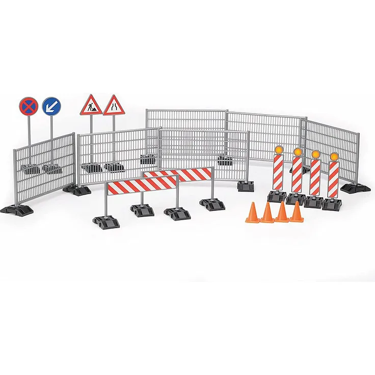 BRUDER bworld Zubehör - Baustellenset: Zäune, Schilder und Pilonen - Preisvergleich