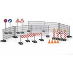 BRUDER bworld Zubehör - Baustellenset: Zäune, Schilder und Pilonen - Preisvergleich