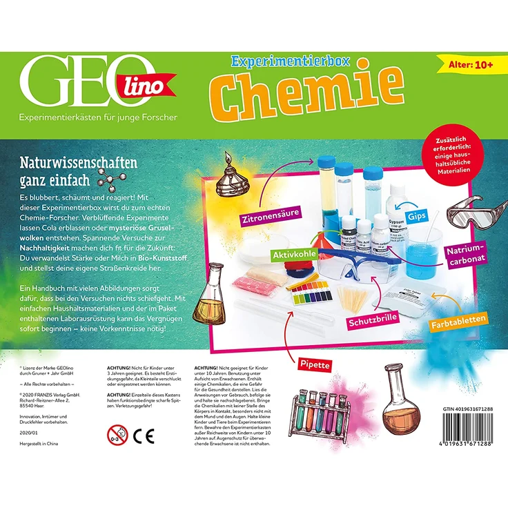 Franzis: GEOlino - Experimentierbox Chemie – Bild 2