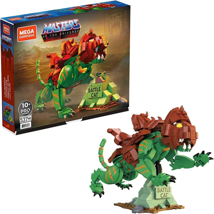 Mattel - Mega Construx - Masters of the Universe - Battle Cat Actionfigur zum Zusammenbauen