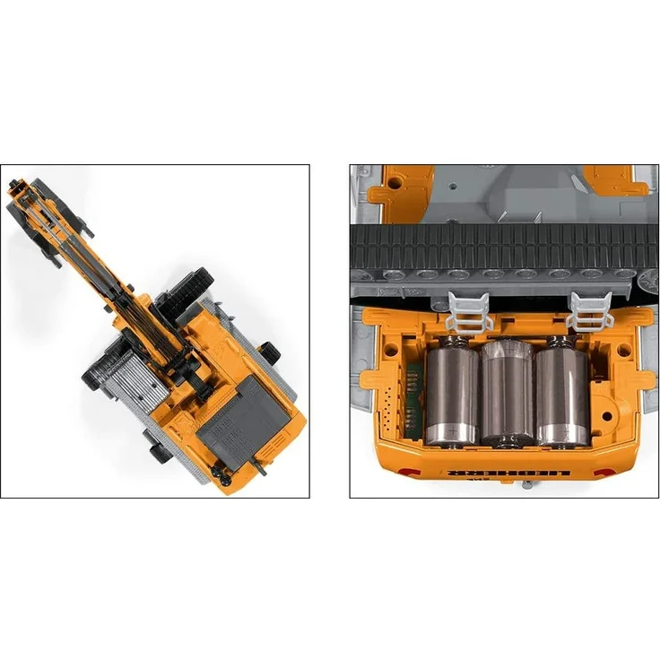 siku 6740, Liebherr R980 SME Raupenbagger, Ferngesteuert, 1:32, Inkl. Funkfernsteuerung, Metall/Kunststoff, Batteriebetrieben, Viele Funktionen, Gelb – Bild 3