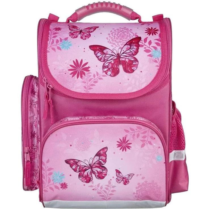 Mädchen Schulranzen 1. Klasse Tornister BUTTERFLY SCHMETTERLINGE 10-teiliges Set mit Sporttasche und Schultüte 85cm – Bild 2