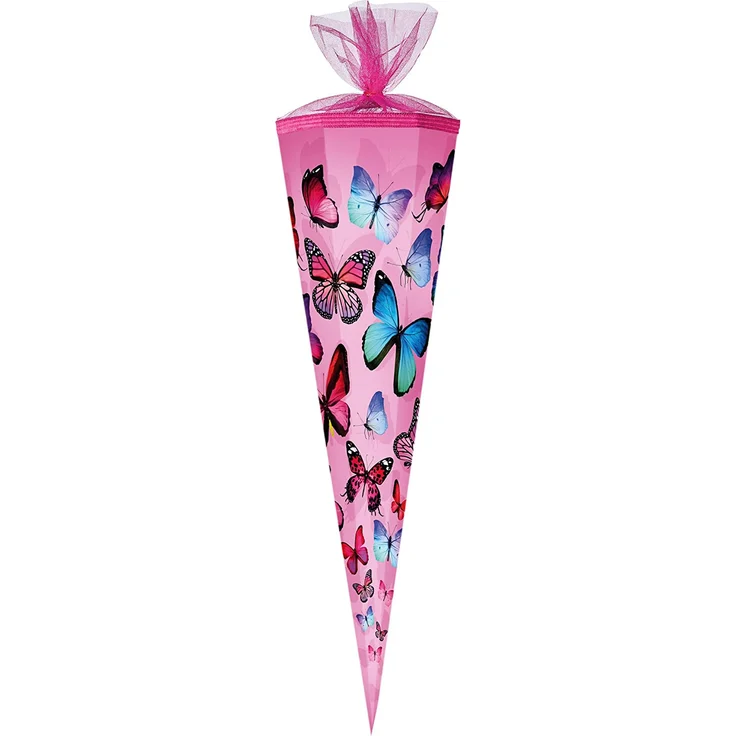 Mädchen Schulranzen 1. Klasse Tornister BUTTERFLY SCHMETTERLINGE 10-teiliges Set mit Sporttasche und Schultüte 85cm – Bild 7