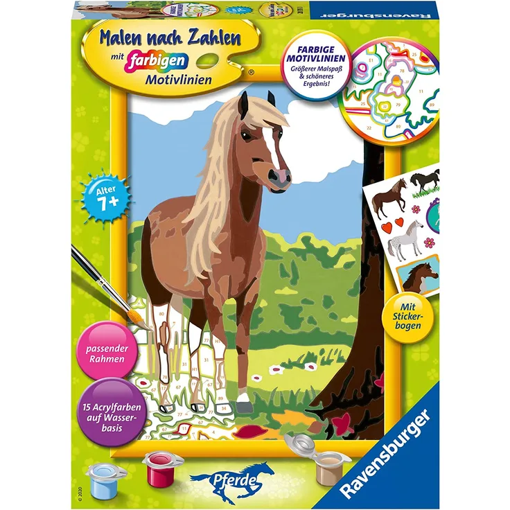 Ravensburger Malen nach Zahlen Pferdeglück