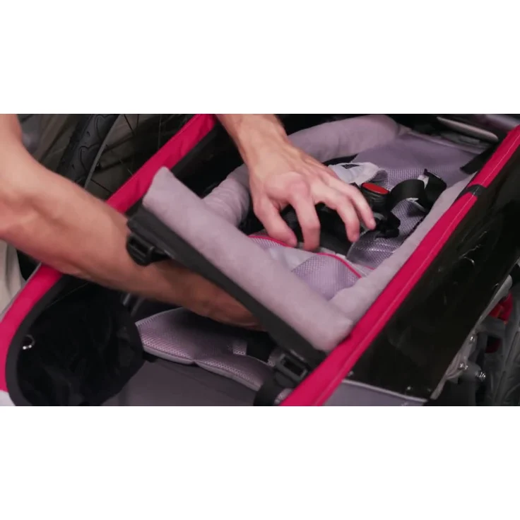 Thule Babyhängematte für Thule Chariot Anhänger bis Modell einschließlich 2016, Grau - Preisvergleich – Bild 5