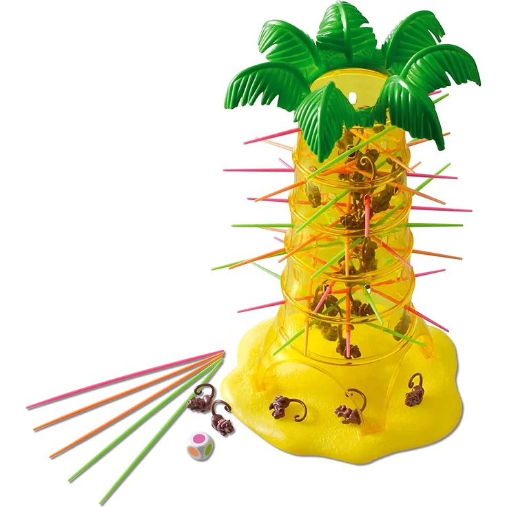 Mattel Games 52563 - S.O.S. Affenalarm Kinderspiel geeignet für 2 - 4 Spieler, Kinderspiele ab 5 Jahren – Bild 8