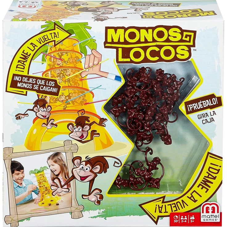 Mattel Games 52563 - S.O.S. Affenalarm Kinderspiel geeignet für 2 - 4 Spieler, Kinderspiele ab 5 Jahren – Bild 7