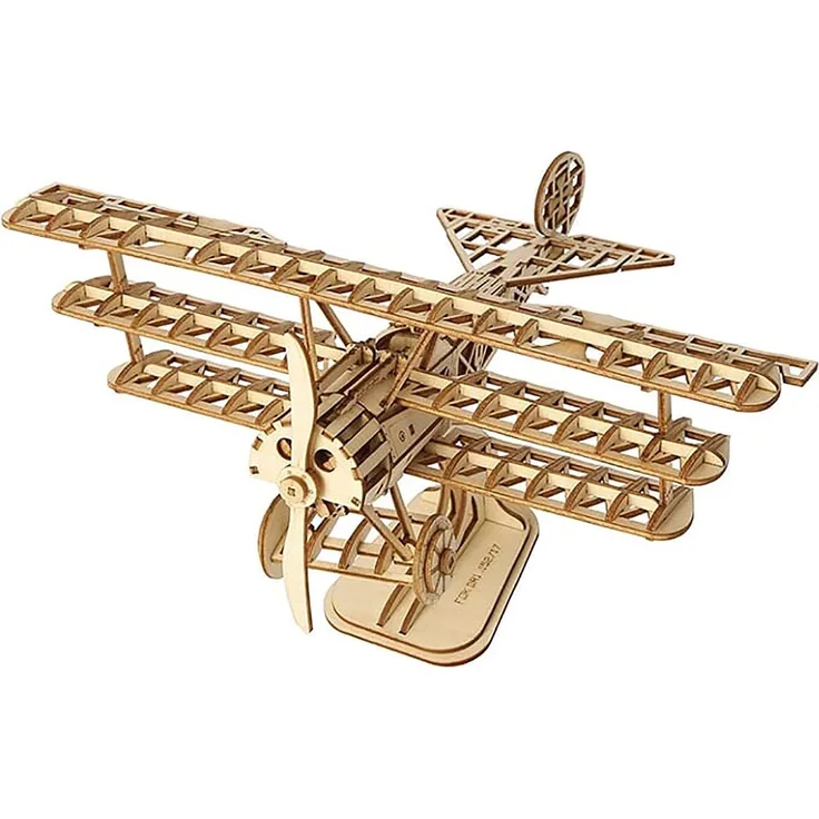 modellbausatz Airplane 21 x 12 cm Holz 145 Stück