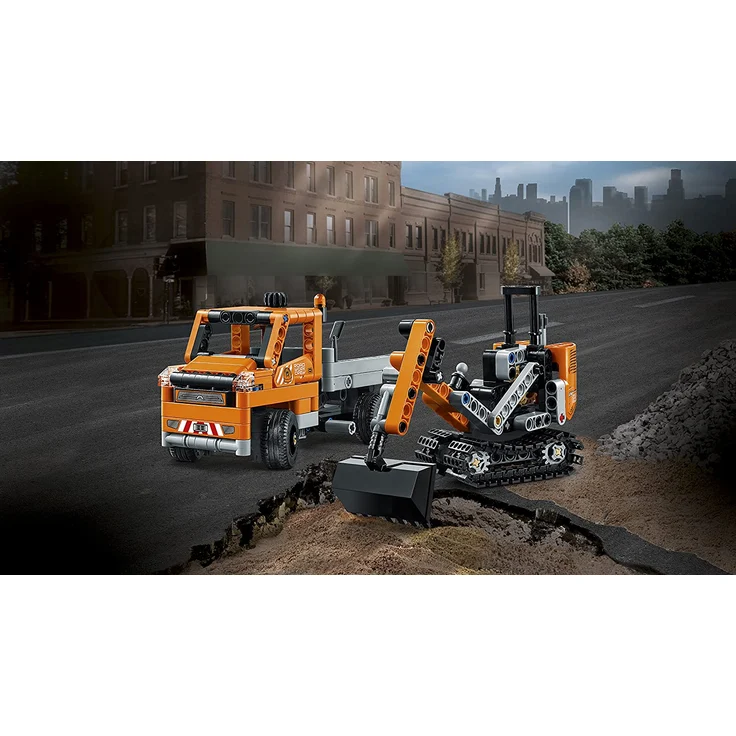 LEGO Technic 42060 - Straßenbau-Fahrzeuge, Bauspielzeug – Bild 3
