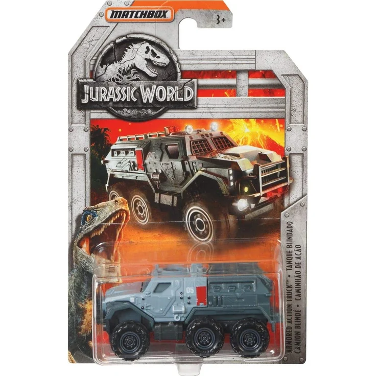 Matchbox FMW90 - Jurassic World Die-Cast Spielzeugauto, sortiert – Bild 12