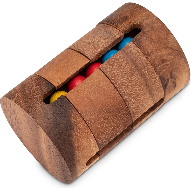 Revolve - Zauberwürfel - Dreh-Puzzle - Kugelpuzzle - Geduldspiel aus Holz – Bild 5