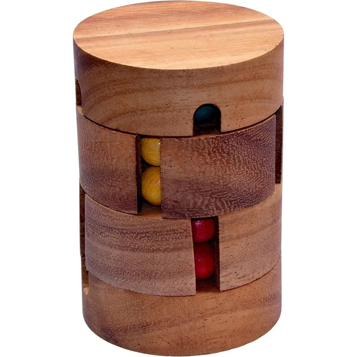 Revolve - Zauberwürfel - Dreh-Puzzle - Kugelpuzzle - Geduldspiel aus Holz