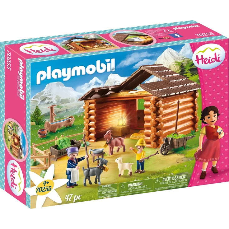 Playmobil 70255 - Heidi - Peters Ziegenstall – Bild 1