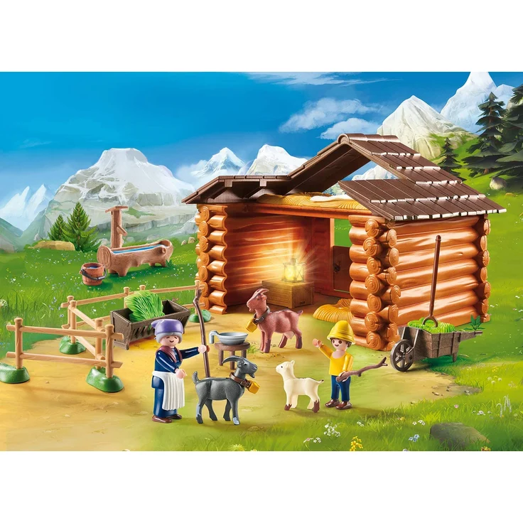 Playmobil 70255 - Heidi - Peters Ziegenstall – Bild 2