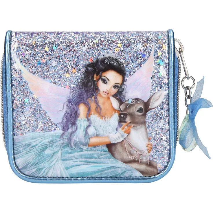 Depesche 10694 - Portemonnaie, Fantasy Model Iceprincess, ca. 3 x 12 x 10 cm, blau