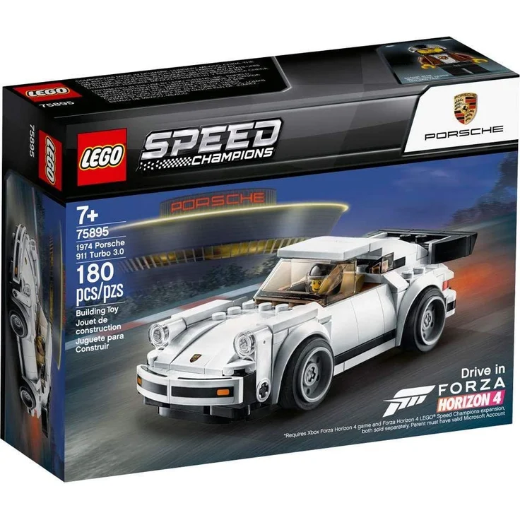 LEGO Speed Champions 75895 '1974 Porsche 911 Turbo 3.0', 180 Teile, ab 7 Jahren – Bild 3