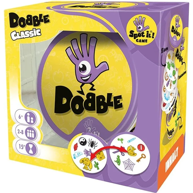 Asmodee Dobble, Familienspiel, Reaktionsspiel, Deutsch – Bild 6