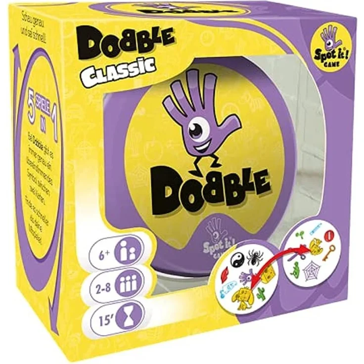 Asmodee Dobble, Familienspiel, Reaktionsspiel, Deutsch – Bild 1
