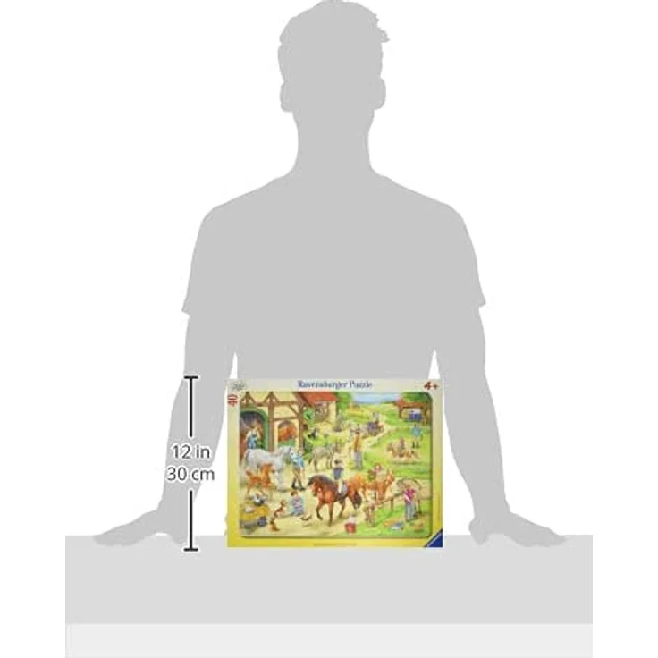 Ravensburger Rahmenpuzzle 40 Teile Auf dem Pferdehof – Bild 4