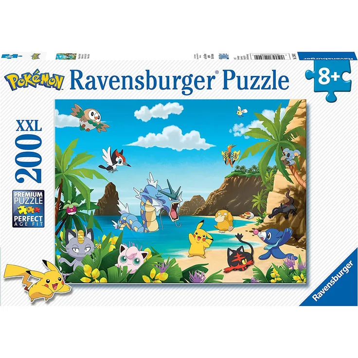 Ravensburger – 12840 – Puzzle attrapez-Les alle Pokémon 200 Teile