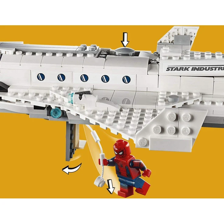 LEGO Marvel Spider-Man 76130 - Far From Home Stark-Jet und der Drohnenangriff, Bauset – Bild 4
