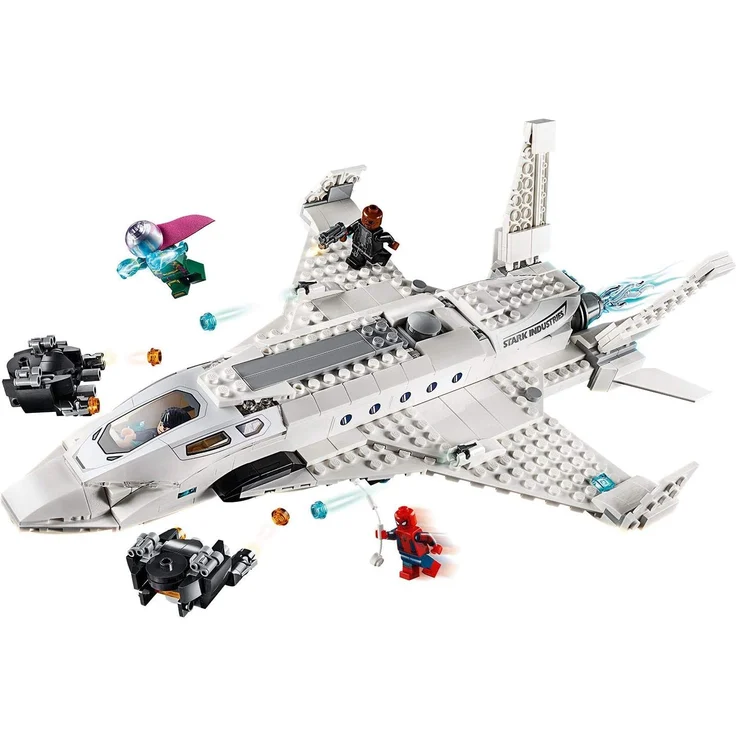 LEGO Marvel Spider-Man 76130 - Far From Home Stark-Jet und der Drohnenangriff, Bauset – Bild 2