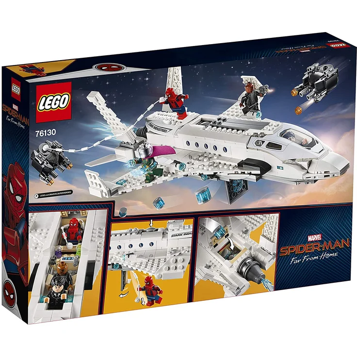 LEGO Marvel Spider-Man 76130 - Far From Home Stark-Jet und der Drohnenangriff, Bauset – Bild 8