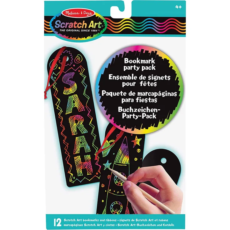 Melissa & Doug Scratch Art-Party Pack: Buchzeichen