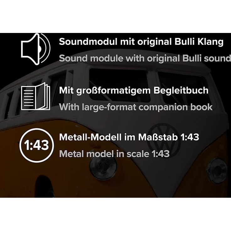 Adventskalender VW Bulli T1 orange, Bausatz in 1:43 | Franzis – Bild 6