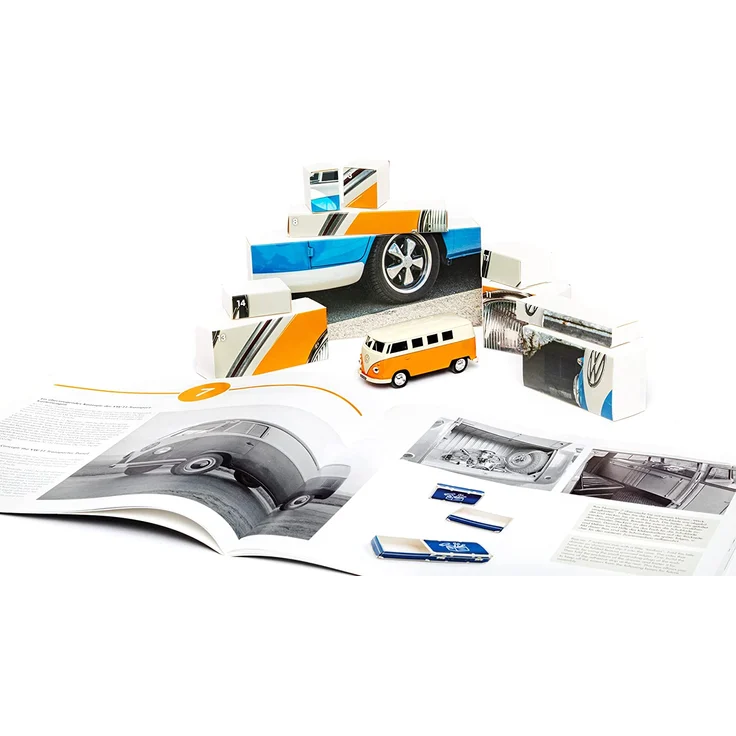 Adventskalender VW Bulli T1 orange, Bausatz in 1:43 | Franzis – Bild 5