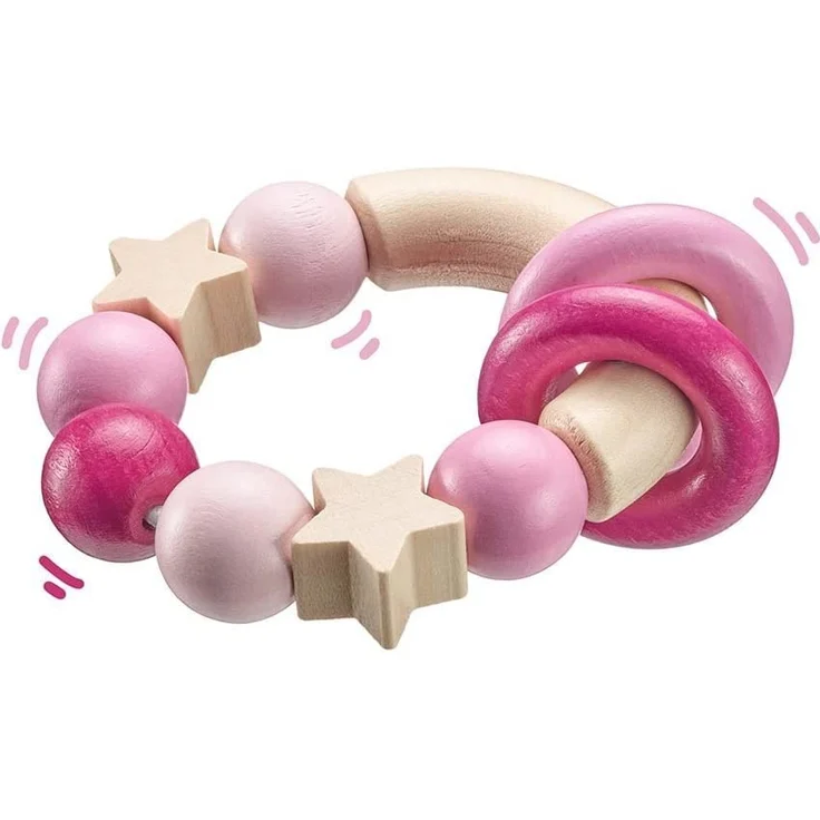 Selecta 64000 Glücksgriff, Greifling - bellybutton, rosa, 7,5 cm – Bild 2