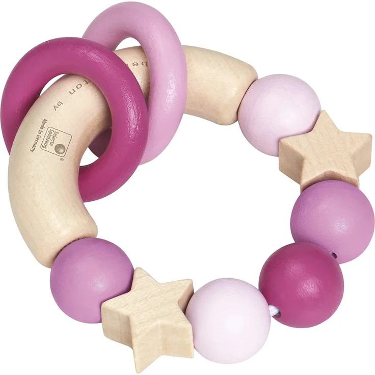 Selecta 64000 Glücksgriff, Greifling - bellybutton, rosa, 7,5 cm – Bild 1