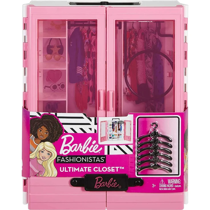 Mattel - Barbie Fashionistas -Traum-Kleiderschrank - Preisvergleich – Bild 6