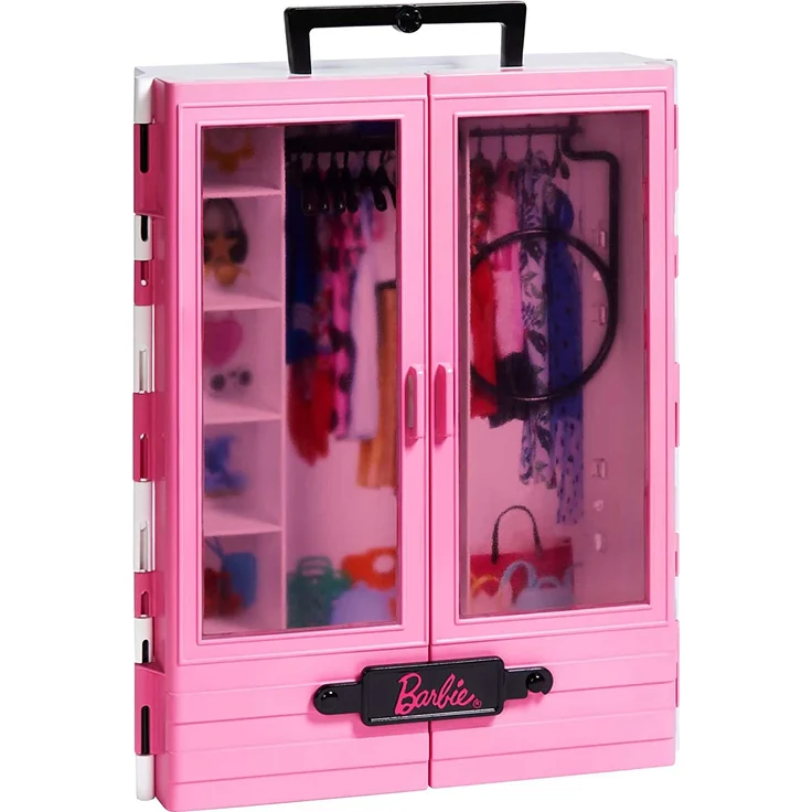 Mattel - Barbie Fashionistas -Traum-Kleiderschrank - Preisvergleich – Bild 4