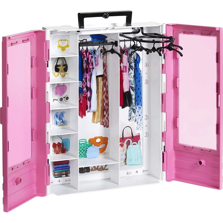 Mattel - Barbie Fashionistas -Traum-Kleiderschrank - Preisvergleich – Bild 1