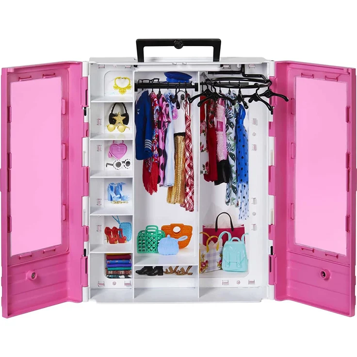 Mattel - Barbie Fashionistas -Traum-Kleiderschrank - Preisvergleich – Bild 5