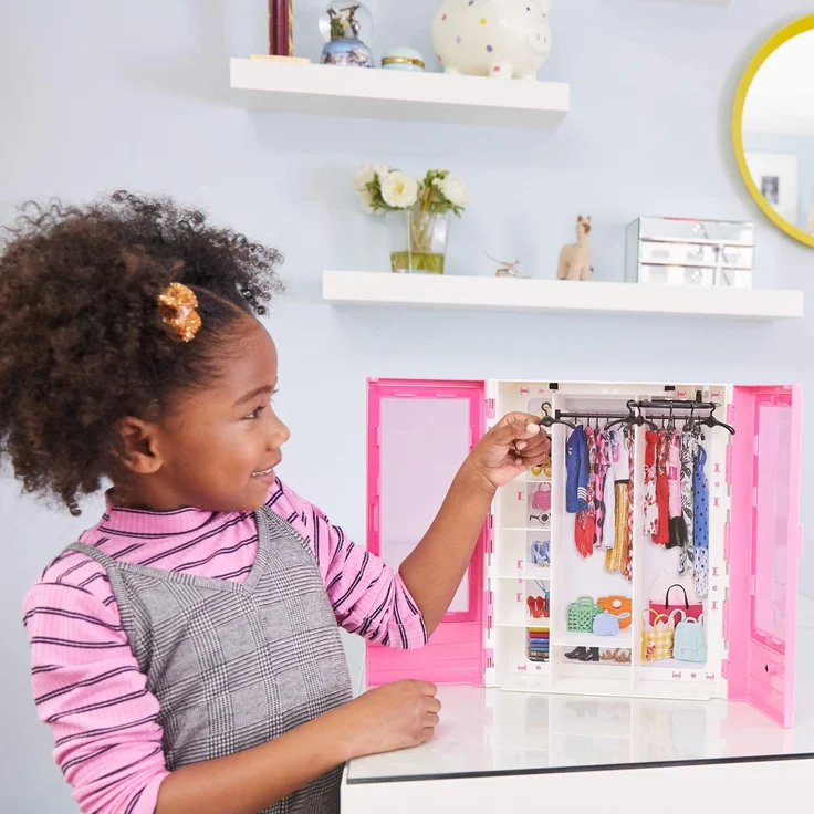 Mattel - Barbie Fashionistas -Traum-Kleiderschrank - Preisvergleich – Bild 7